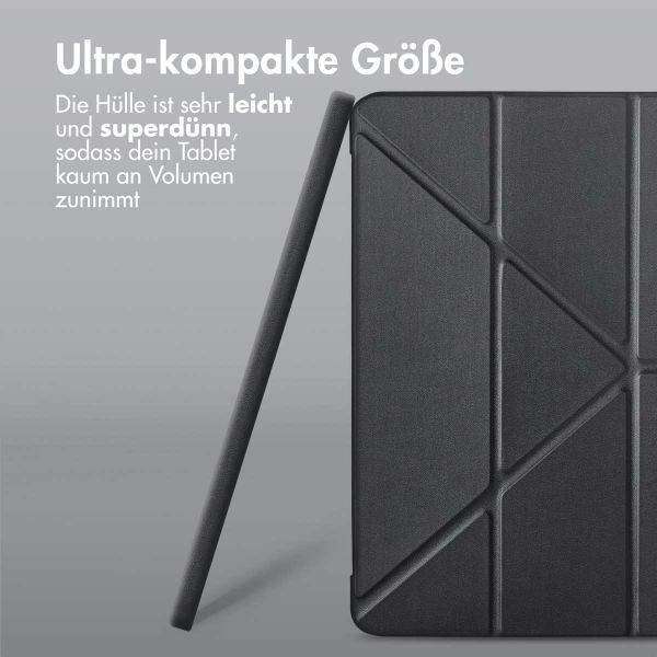 imoshion Origami Klapphülle für das iPad 9 (2021) 10.2 Zoll / iPad 8 (2020) 10.2 Zoll / iPad 7 (2019) 10.2 Zoll - Schwarz