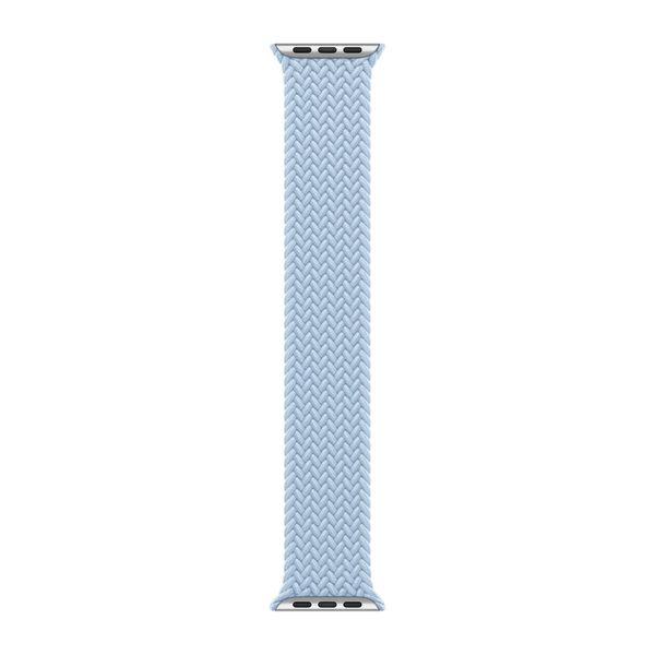 Apple Geflochtenes Solo Loop für  Apple Watch | 38/40/41/42 mm - Größe 5 - Light Blue