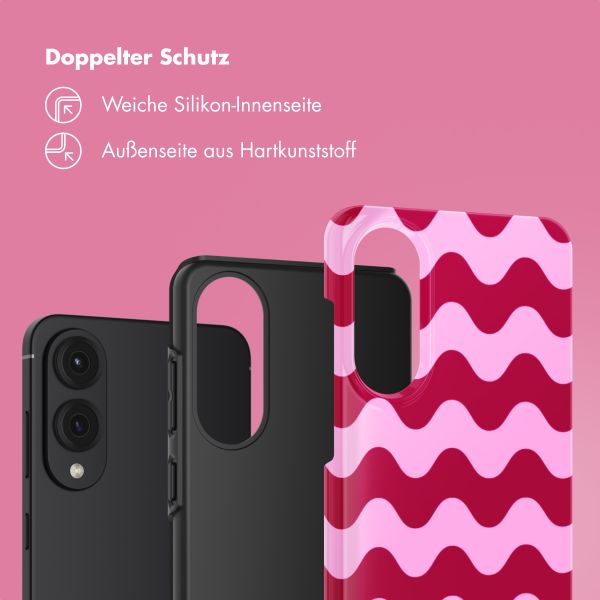 Selencia Vivid Back Cover Samsung Galaxy S25 Edge - Wave Vibes Lipstick