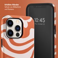 Selencia Vivid Tough Back Cover für das iPhone 14 Pro - Dream Swirl Orange