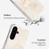 Selencia Vivid Back Cover Samsung Galaxy A57 (5G) - Golden Beige Marble