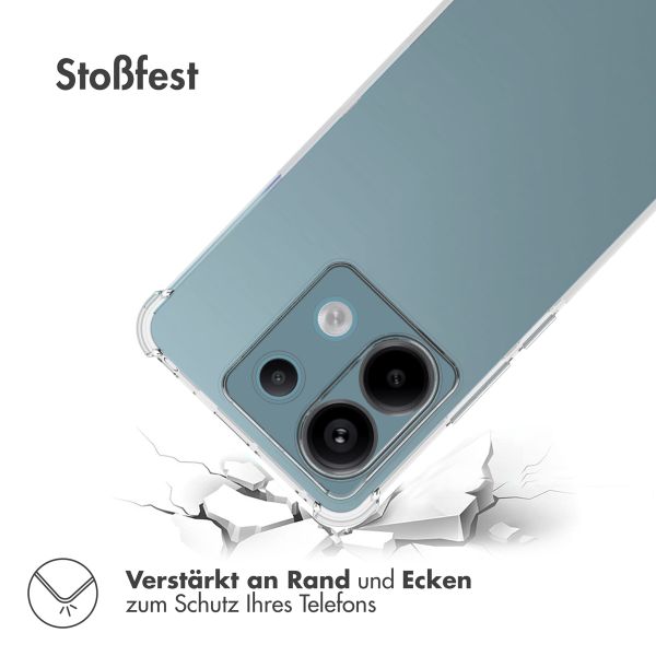 imoshion Shockproof Case für das Xiaomi Redmi Note 13 Pro (5G) / Poco X6 - Transparent