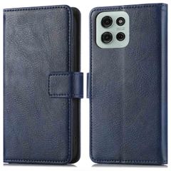 imoshion Luxuriöse Klapphülle Motorola Moto G75 5G - Dunkelblau