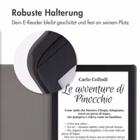 imoshion Design Slim Hard Case Klapphülle Pocketbook Touch Lux 5 / HD 3 / Basic Lux 4 / Vivlio Lux 5 - Flower Watercolor