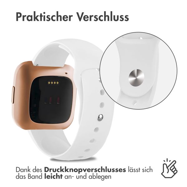 imoshion Silikonband Sport für das Fitbit Versa 2 / Versa Lite - Weiß