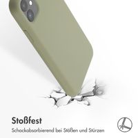 Accezz Liquid Silikoncase mit MagSafe Apple iPhone 11 - Cooper Green