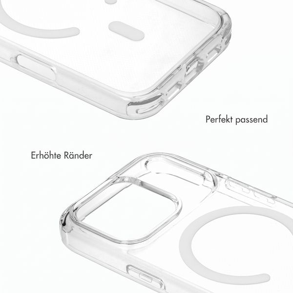 Selencia Rivièra MagSafe Backcover mit abnehmbarem Haken Apple iPhone 18 Pro / 17 Pro - Transparent