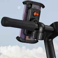 Baseus QuickGo Series Handyhalterung Fahrrad/Motorrad/Roller - Verstellbar - Universal - Schwarz