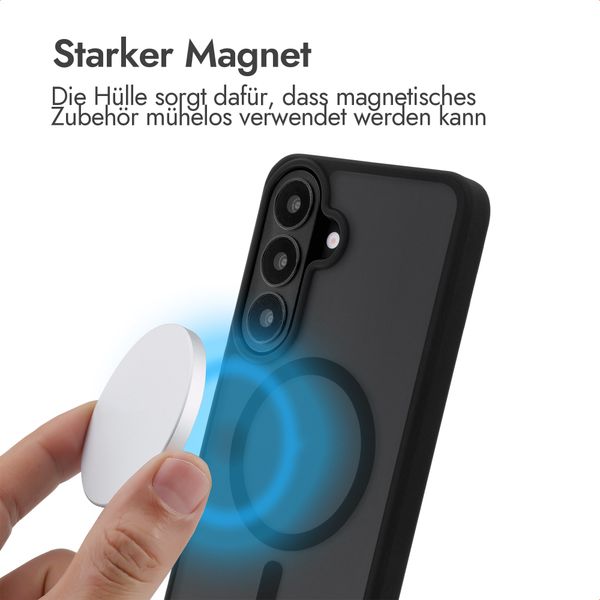 imoshion Color Guard Back Cover mit MagSafe Samsung Galaxy S26 FE / S25 FE - Schwarz