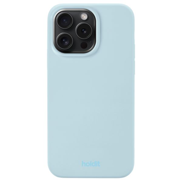 Holdit Silicone Case Apple iPhone 14 Pro Max - Mineral Blue