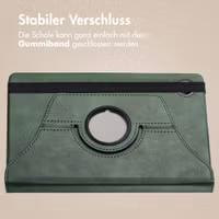 imoshion 360° drehbare Klapphülle Samsung Galaxy Tab A11 - Grün