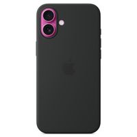 Apple Silikon-Case MagSafe für das Apple iPhone 16 Plus - Black