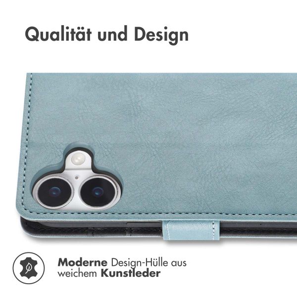 imoshion Luxuriöse Klapphülle Apple iPhone 17 - Air Blue