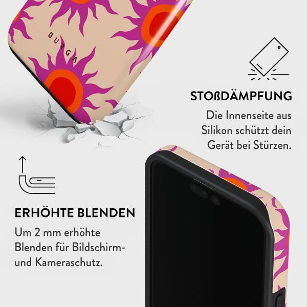 Burga Tough Back Cover für das iPhone 15 Pro Max - Sunset Glow