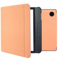 imoshion Canvas Sleepcover Klapphülle mit Stand Tolino Vision 5 - Peach