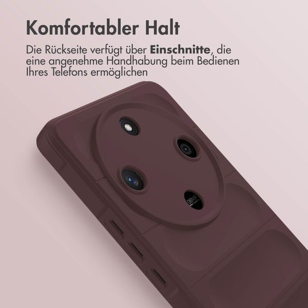 imoshion EasyGrip Back Cover für das Honor Magic 6 Lite - Aubergine