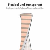 imoshion Design Hülle Samsung Galaxy A53 - Striped peach reverse