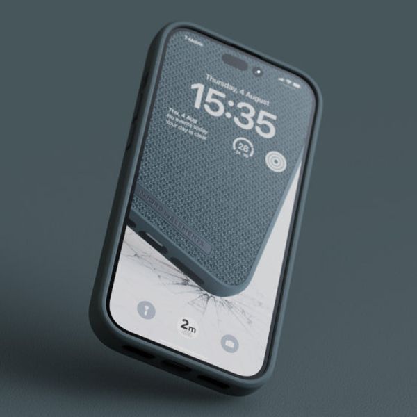 Njorð Collections Fabric Case für das Apple iPhone 14 Pro Max - Dark Grey