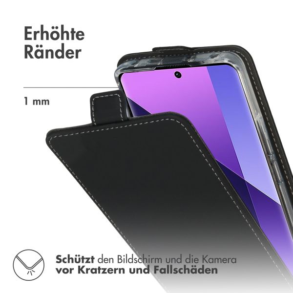 Accezz Flip Case für das Xiaomi Redmi Note 13 Pro Plus (5G) - Schwarz