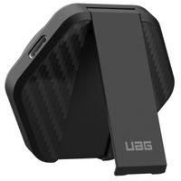 UAG Drahtloses Ladepad mit Ständer - Geeignet für MagSafe und Qi2 - 15 Watt - Schwarz / Kohlefaser