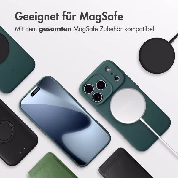 imoshion Color Back Cover mit MagSafe Apple iPhone 17 Pro - Dunkelgrün