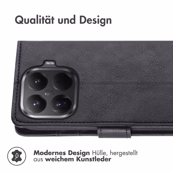imoshion Luxuriöse Klapphülle Xiaomi 17T - Schwarz