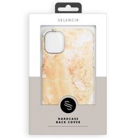 Selencia Maya Fashion Backcover iPhone Xs / X - Marble Sand