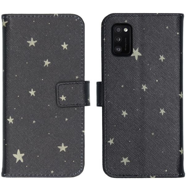 imoshion Design TPU Klapphülle Samsung Galaxy A41 - Stars Gold