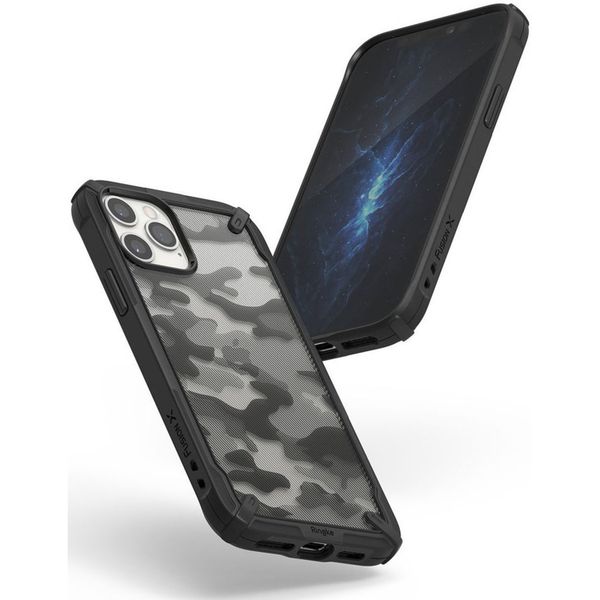 Ringke Fushion X Case für das iPhone 12 Pro Max - Camo Schwarz