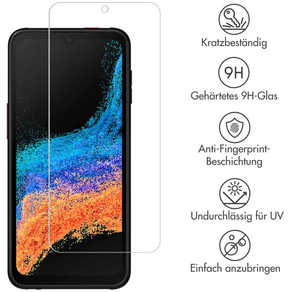 Selencia Displayschutz aus gehärtetem Glas für das Samsung Galaxy Xcover 6 Pro