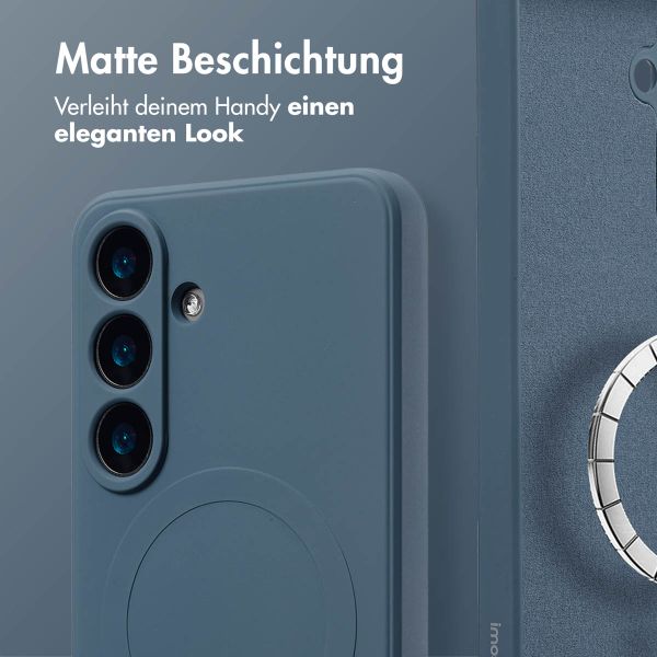 imoshion Color Back Cover mit MagSafe für das Samsung Galaxy S25 - Dunkelblau