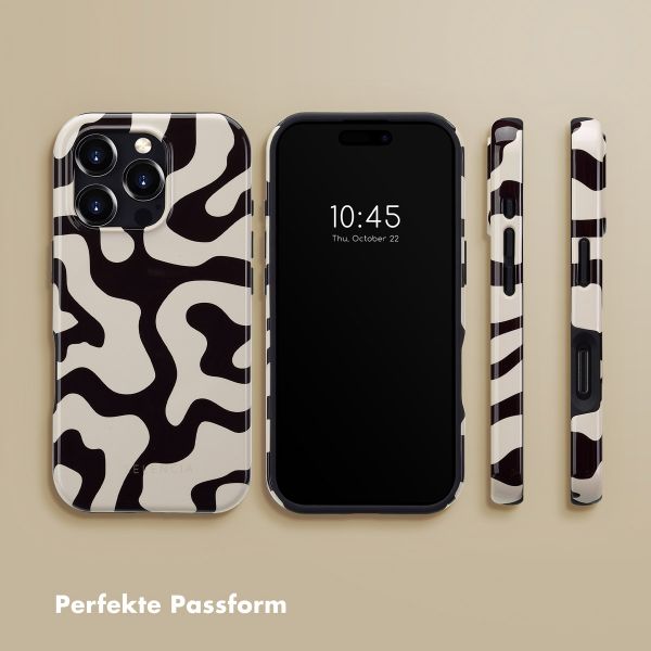 Selencia Vivid Rückabdeckung mit MagSafe Apple iPhone 16 Pro - Art Wave Black