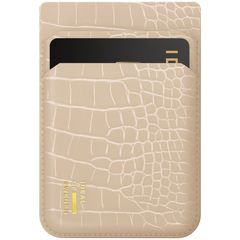 iDeal of Sweden MagSafe / Magnetischer Kartenhalter - Kartenhalter - Warm Beige Croco