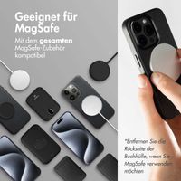 Accezz 2-in-1 Klapphülle aus Leder mit MagSafe für das Samsung Galaxy S23 FE - Onyx Black