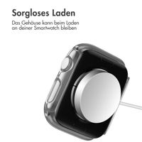 imoshion Full Cover glänzendes Hard Case für die Apple Watch Series 7 / 8 / 9 – 41 mm – Silber