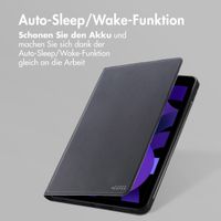Accezz Classic Klapphülle Apple iPad 11 (2025) 11 Zoll A16 / iPad 10 (2022) 10.9 Zoll - Schwarz