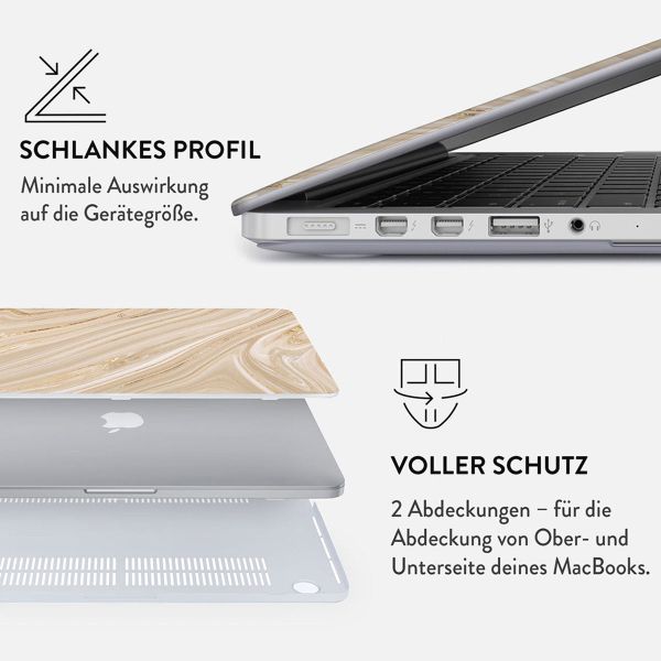 Burga Hardshell Hülle für das MacBook Air 13 Zoll (2018-2020) - A1932 / A2179 / A2337 - Full Glam