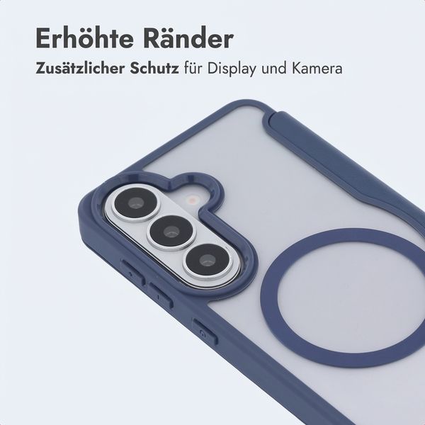 imoshion Transparente Bookcase mit MagSafe Samsung Galaxy S26 - Blau