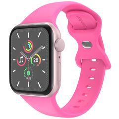 imoshion Silikonband⁺ für die Apple Watch Series 1 bis 9 / SE (38/40/41 mm) | Series 10 (42 mm) - Barbie Pink - Größe S/M