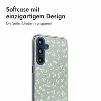 imoshion  Design Hülle für das Samsung Galaxy A16 - Smoke Green Flowers