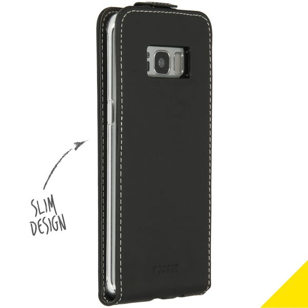 Accezz Flip Case Samsung Galaxy S8 - Schwarz