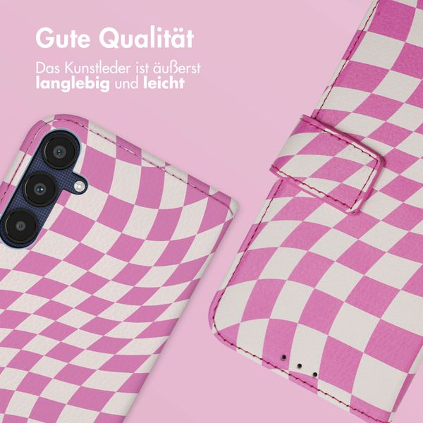 imoshion Design Klapphülle für das Samsung Galaxy A25 (5G) - Retro Pink