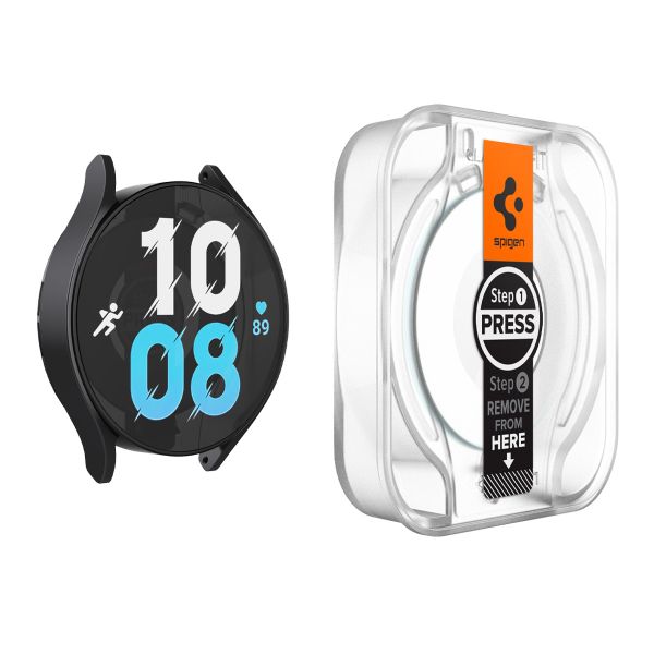 Spigen EZ FIT Glas.tR Displayschutzfolie mit Applikator für die Samsung Galaxy Watch 6 - 40 mm - Transparent