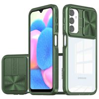 imoshion Back Cover mit Kameraschieber für das Samsung Galaxy A25 (5G) - Dunkelgrün