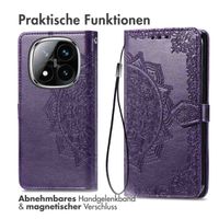 imoshion Mandala Klapphülle Xiaomi Redmi Note 14 Pro (5G) - Violett