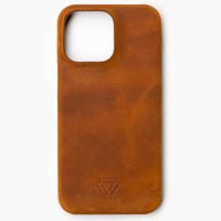 Wachikopa Full Wrap Back Cover für das iPhone 15 Pro Max - Camel