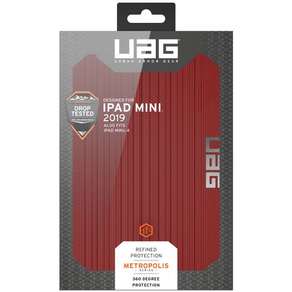 UAG Metropolis Klapphülle Apple iPad Mini 5 (2019) / Mini 4 (2015) - Rot