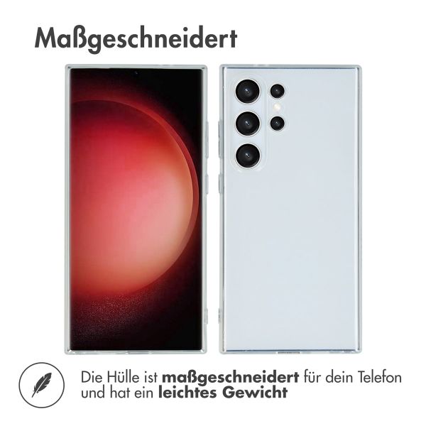 Accezz 100% recyceltes TPU Clear Cover Samsung Galaxy S24 Ultra - Transparent