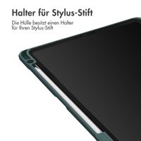 imoshion Trifold Hardcase Klapphülle Apple iPad Air 11 Zoll (2025) M3 / (2024) M2 / Air 5 (2022) / Air 4 (2020) - Grün