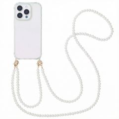 imoshion Backcover mit Handyketten Apple iPhone 16 Pro - Perlen